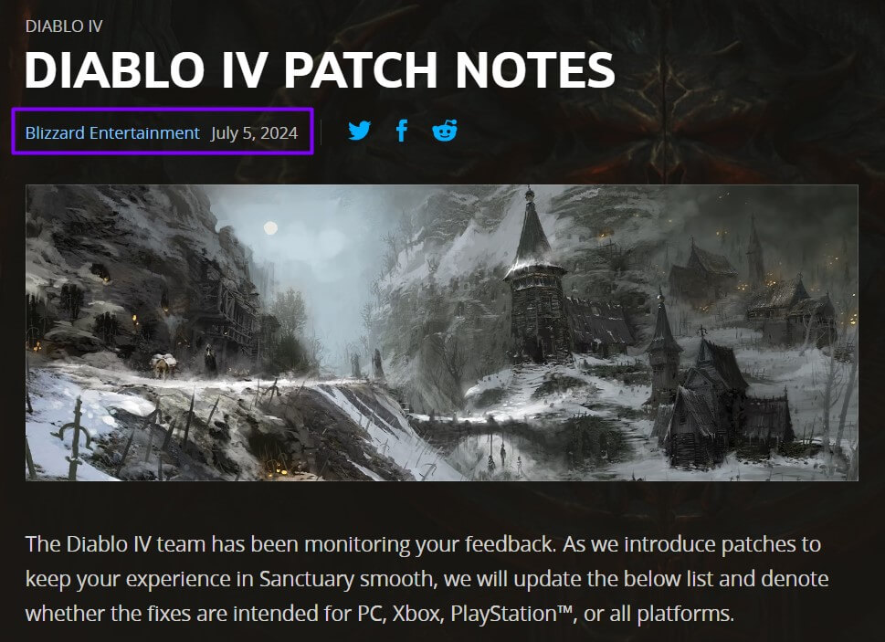 Diablo 4 New Patch Notes