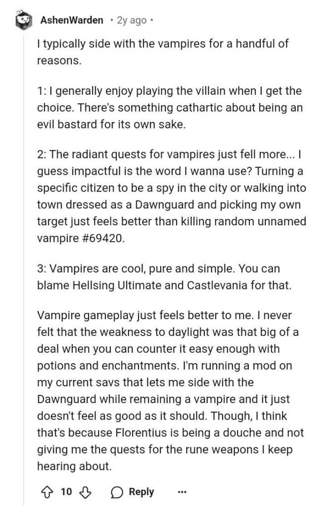 Review of Skyrim DLC Dawnguard on Reddit