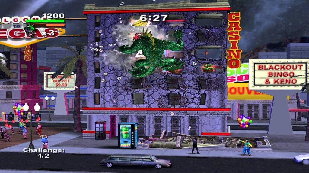 Gameplay of Rampage: Total Destruction