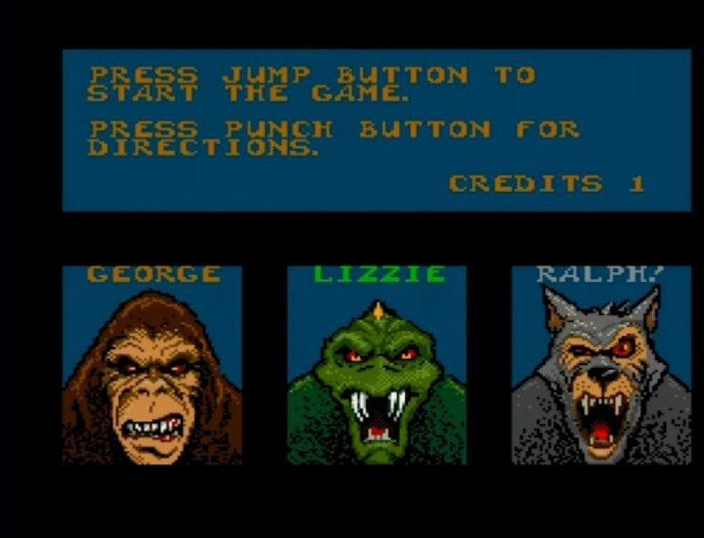 Characters of Rampage Game