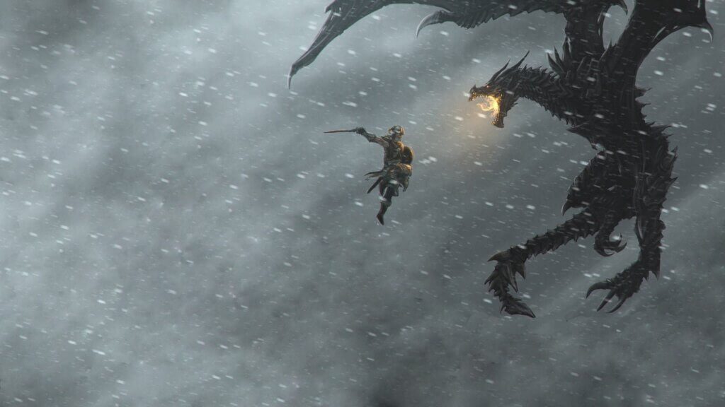 Dovahkiin vs Alduin